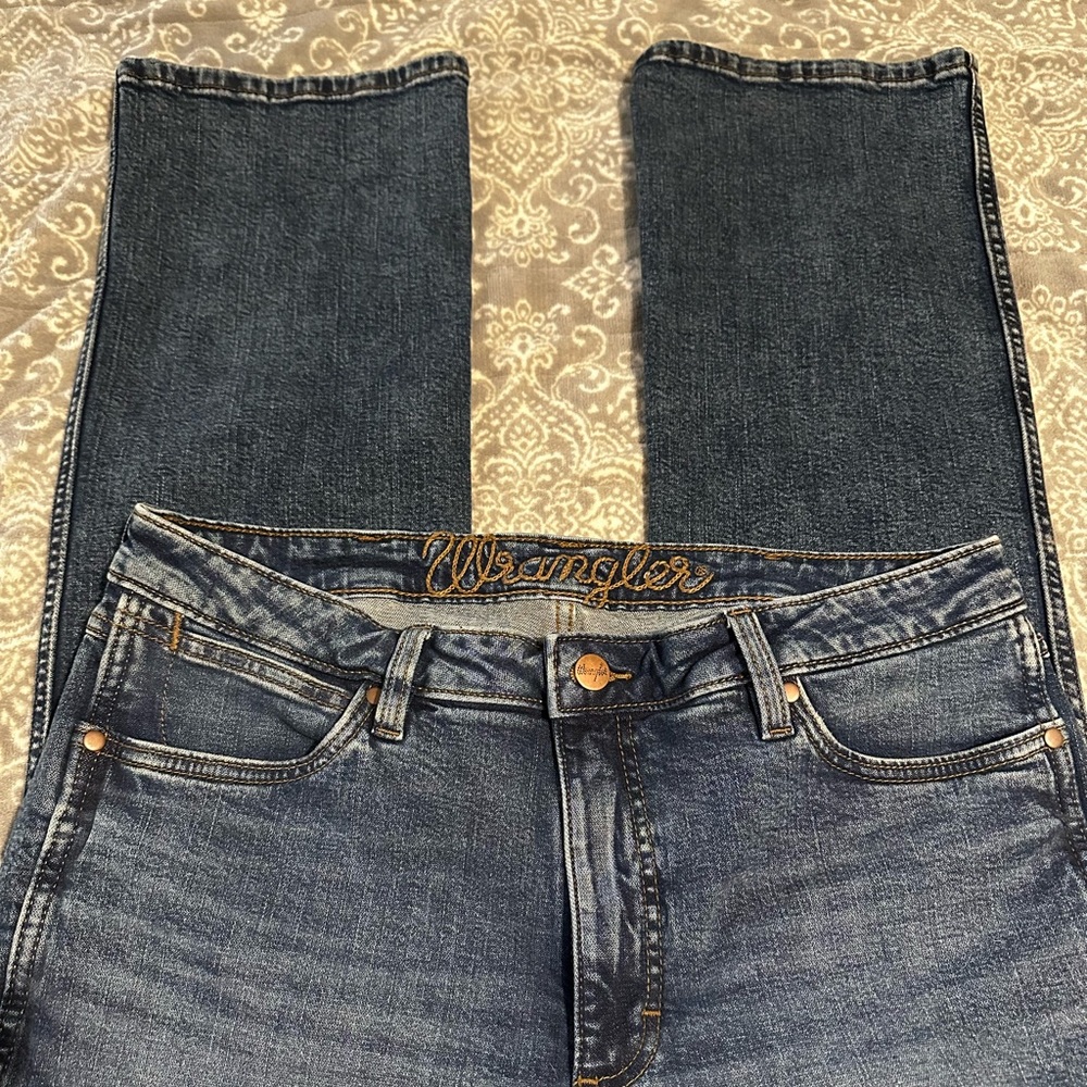 Wrangler Abigail Retro Women’s Slim Boot Cut Jeans 31x34 = 12Long